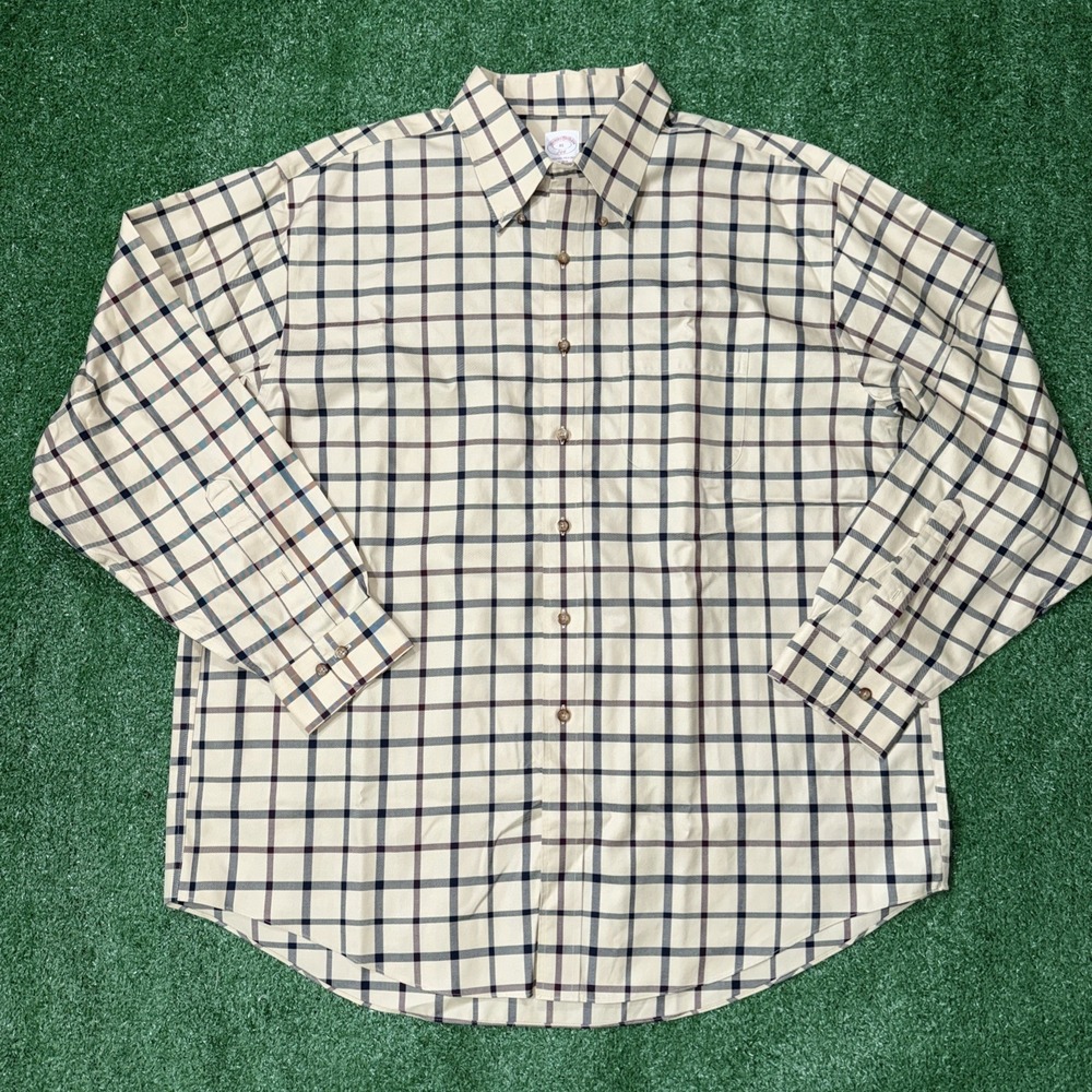 Brooks Brothers Shirt 346 Style Men's Size XL Multicolor Long‎ Sleeve